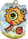 Charles Kaufman"Crushed Can Art" Original paintings on recycled & upcycled beverage cans.