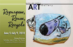 Charles Kaufman -"Crushed Can Art" Original paintings on recycled & upcycled beverage cans.